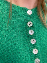 Load image into Gallery viewer, Soft Button Collar Jumper Mid Green
