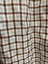 Load image into Gallery viewer, Lisa Check Frill Shirt Cream/Choc
