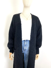 Load image into Gallery viewer, Orla Long Open Cardigan Black
