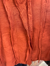 Load image into Gallery viewer, Irene Frill Voile Top Rust
