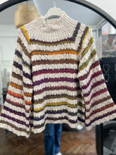 Load image into Gallery viewer, Rowan Textured Stripe Jumper Cream
