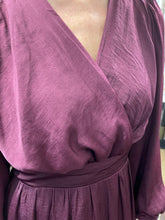 Load image into Gallery viewer, Isadora Wrap Maxi Damson
