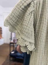 Load image into Gallery viewer, Soraya Cheesecloth Swing Dress Khaki
