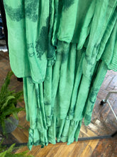 Load image into Gallery viewer, Lana Layered Tie Dye Silk Dress Green
