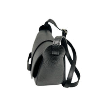 Load image into Gallery viewer, Poppy Leather Tab Bag Black
