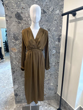 Load image into Gallery viewer, Allegra Wrap Dress with Tie Back Olive
