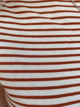 Load image into Gallery viewer, Andrea Striped T-Shirt Burnt Orange
