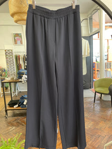 Taylor Wide Leg Trousers Navy