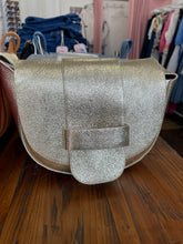 Load image into Gallery viewer, Poppy Leather Tab Bag Gold
