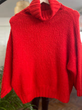 Load image into Gallery viewer, Carol Cowl Neck Jumper Red
