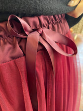 Load image into Gallery viewer, Tulle Skirt Burgundy
