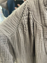 Load image into Gallery viewer, Soraya Cheesecloth Swing Dress Mocha
