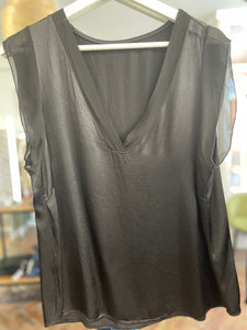 Simone Silky Top Black