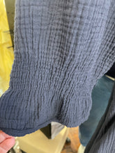 Load image into Gallery viewer, Cleo Cheesecloth Dress Navy
