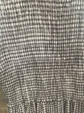 Load image into Gallery viewer, Luna Gingham Shirred Dress Chocolate
