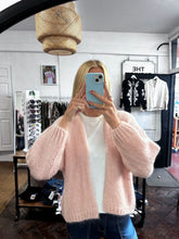 Load image into Gallery viewer, Bernadette Oversized Mohair Cardigan Light Pink
