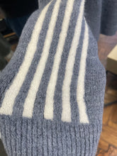 Load image into Gallery viewer, Shima Stripe Cardigan Denim/Off White
