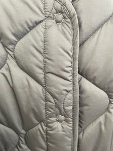 Reversible Quilted Leopard Jacket Khaki