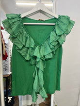 Load image into Gallery viewer, Naya Frill Vest Green
