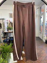 Load image into Gallery viewer, Josie Side Stripe Jogger Chocolate
