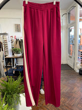 Load image into Gallery viewer, Josie Side Stripe Jogger Wine
