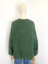 Load image into Gallery viewer, Bernadette Oversized Mohair Cardigan Khaki
