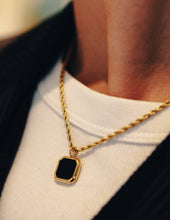 Load image into Gallery viewer, Gold Rope Chain Pendant Necklace, Waterproof
