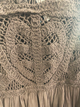Load image into Gallery viewer, Samara Crochet Dress Chocolate
