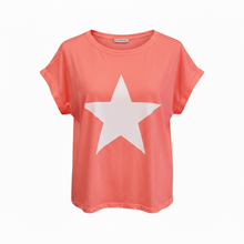 Load image into Gallery viewer, Star T-Shirt Coral
