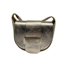 Load image into Gallery viewer, Poppy Leather Tab Bag Gold
