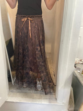 Load image into Gallery viewer, Smudge Tulle Skirt Choc
