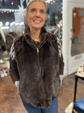 Load image into Gallery viewer, Loxy Faux Fur Gilet- Chocolate

