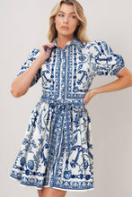 Load image into Gallery viewer, Genevieve Printed Woven Mini Dress
