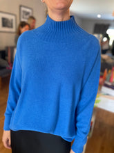 Load image into Gallery viewer, Tammy Ribbed Turtle Neck Jumper Electric Blue
