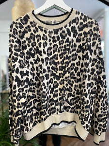 Bolt Leopard Sweat Black/Grey Leopard