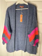 Load image into Gallery viewer, Hazel Chunky Cardigan Airforce Blue
