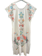 Load image into Gallery viewer, Elora Long Kaftan Dress Cream
