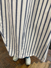 Load image into Gallery viewer, Capri Striped Barrel Leg Trouser Ecru
