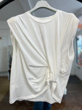 Load image into Gallery viewer, Twist Front T-Shirt Off White
