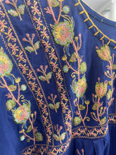 Load image into Gallery viewer, Mira Kaftan Dress Blue
