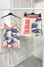 Load image into Gallery viewer, Sardines Cami/Shorts Co-ord
