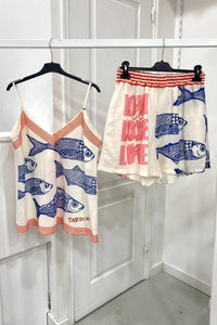 Sardines Cami/Shorts Co-ord