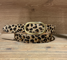 Load image into Gallery viewer, Leah Leather Belt Leopard
