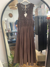 Load image into Gallery viewer, Samara Crochet Dress Chocolate

