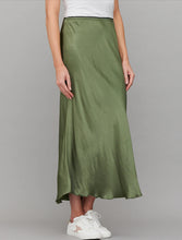 Load image into Gallery viewer, Sable Slinky Skirt Khaki
