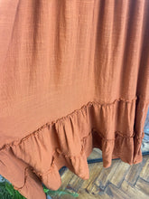 Load image into Gallery viewer, Frill Sun Dress Terracota
