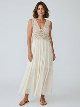 Load image into Gallery viewer, Samara Crochet Dress Cream
