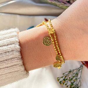 Libra Gold Coin Bracelet