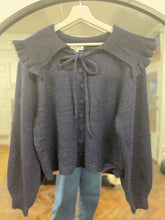 Load image into Gallery viewer, Remy Collared Button Cardigan Navy
