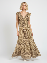 Load image into Gallery viewer, Silky Sue Dress Beige/Brown/Khaki
